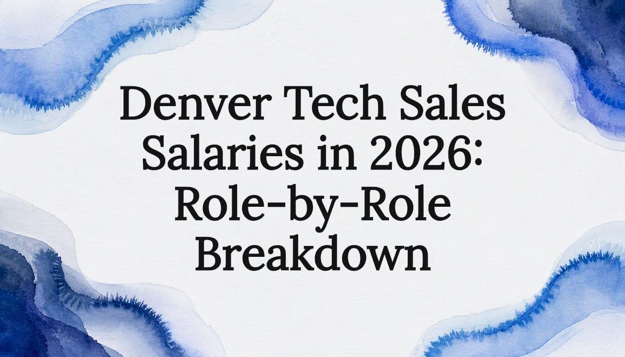 Denver Tech Sales Salaries in 2026: Role-by-Role Breakdown