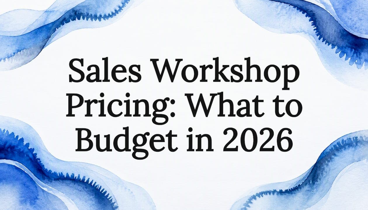 Sales Workshop Pricing: What to Budget in 2026